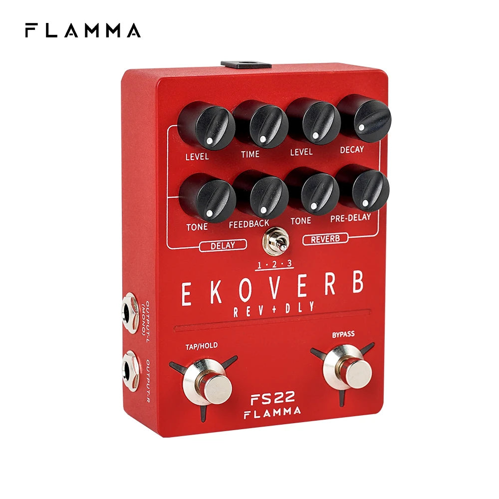 FLAMMA FS22 EKOVERB DUAL REVERB E DELAY COM FREEZE