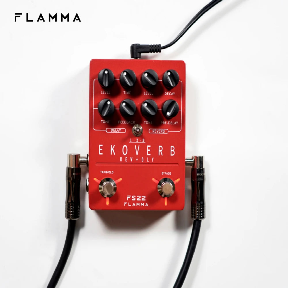 FLAMMA FS22 EKOVERB DUAL REVERB E DELAY COM FREEZE