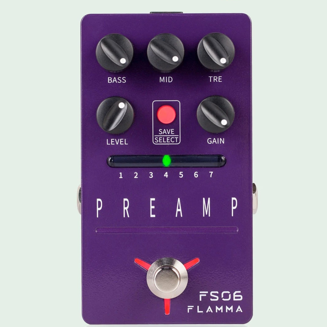 FLAMMA FS06 PREAMP COM 7 SIMULAÇÕES DE AMP